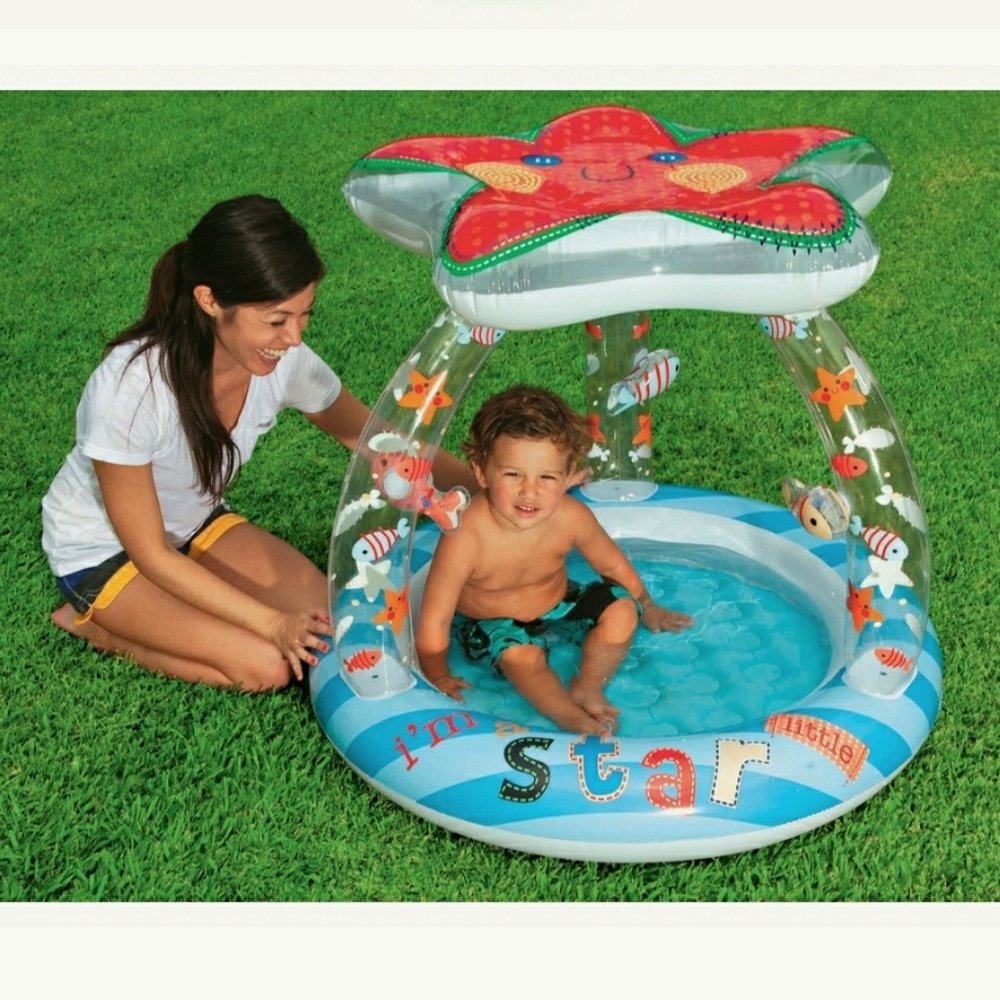 NWT Intex Lil' Star Shade Baby Pool